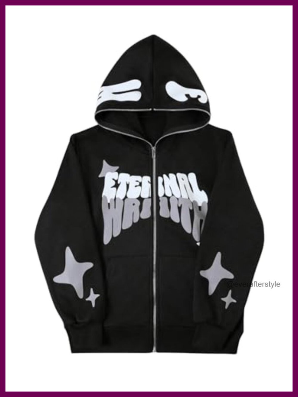 Boys Y2K Zip Up Hoodie Long Sleeve Cute Hooded Sweatshirt